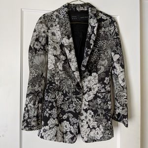 Zara Basics Floral Blazer